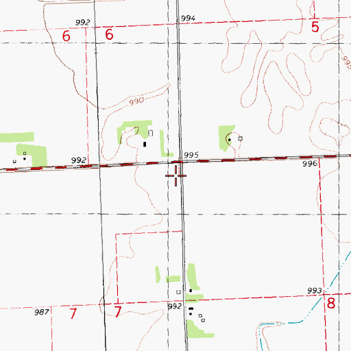 Topographic Map of School Number 32 (historical), MN