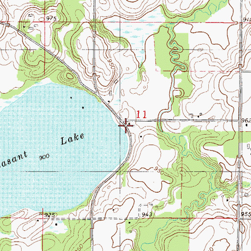 Topographic Map of School Number 33, MN