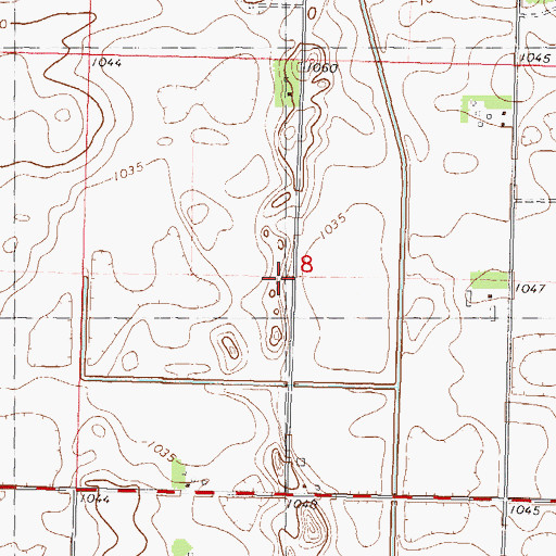 Topographic Map of School Number 34, MN