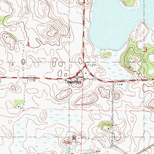 Topographic Map of School Number 39, MN