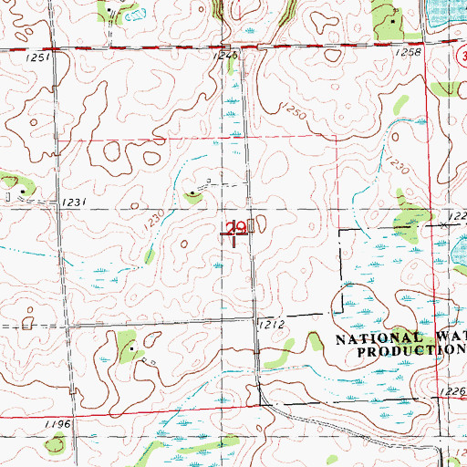 Topographic Map of School Number 39, MN