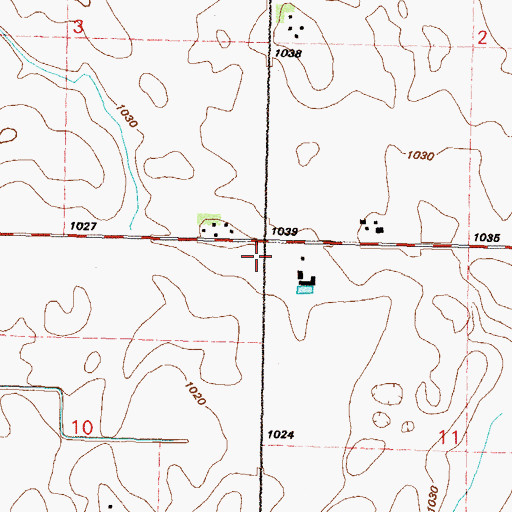 Topographic Map of School Number 4, MN