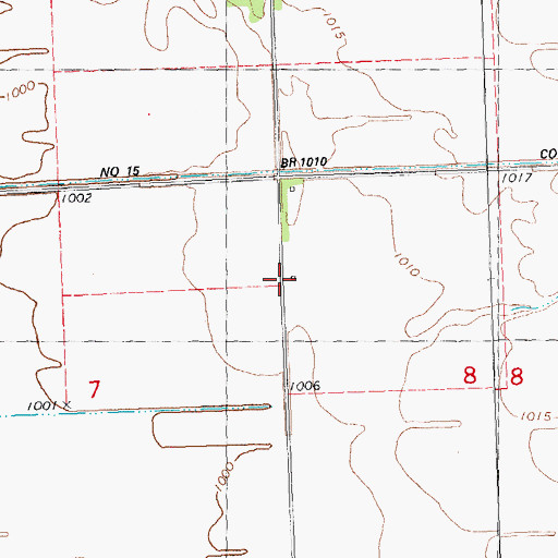 Topographic Map of School Number 40, MN
