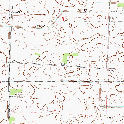 Topographic Map of School Number 41, MN