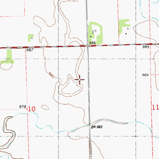 Topographic Map of School Number 42 (historical), MN