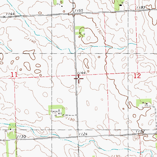 Topographic Map of School Number 5, MN