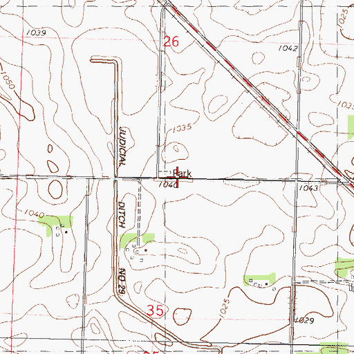 Topographic Map of School Number 51, MN