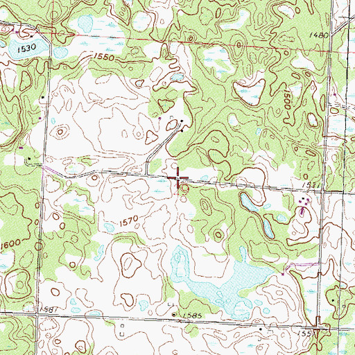 Topographic Map of School Number 51, MN