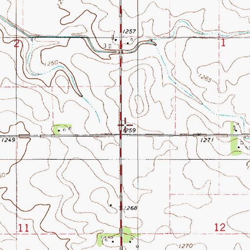Topographic Map of School Number 56, MN