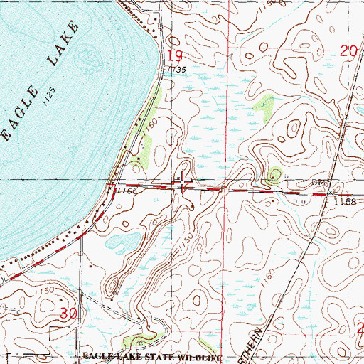 Topographic Map of School Number 60, MN