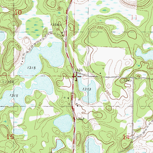 Topographic Map of School Number 64, MN