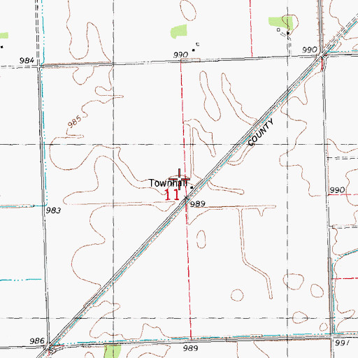 Topographic Map of School Number 64, MN