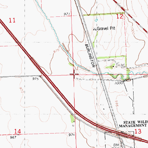 Topographic Map of School Number 65, MN