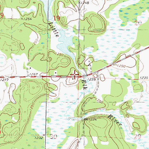 Topographic Map of School Number 67, MN