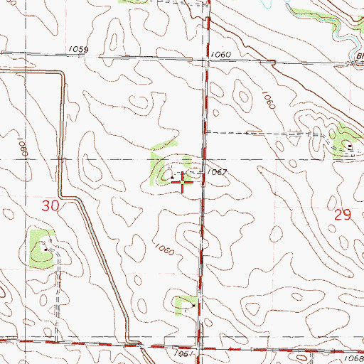 Topographic Map of School Number 70, MN