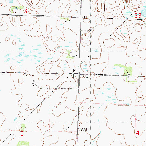 Topographic Map of School Number 78, MN