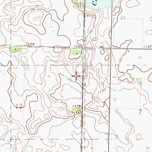 Topographic Map of School Number 79, MN