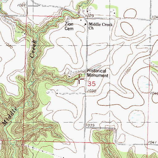 Topographic Map of School Number 8, MN