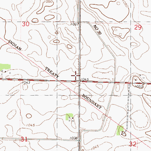 Topographic Map of School Number 90, MN