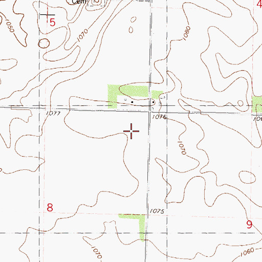 Topographic Map of School Number 97, MN