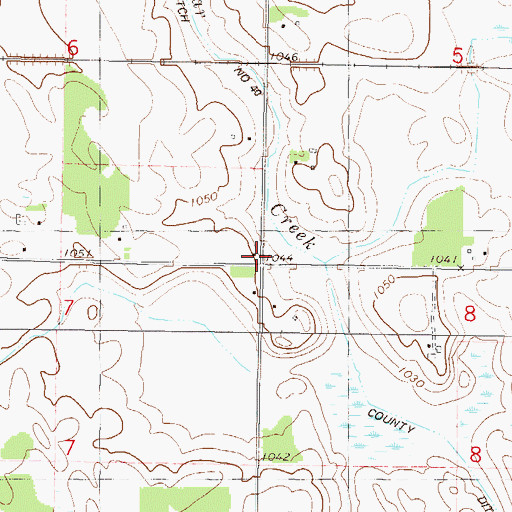 Topographic Map of School Number 987, MN