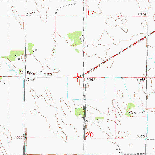 Topographic Map of School Number 994, MN