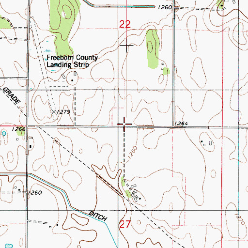 Topographic Map of Severson School, MN
