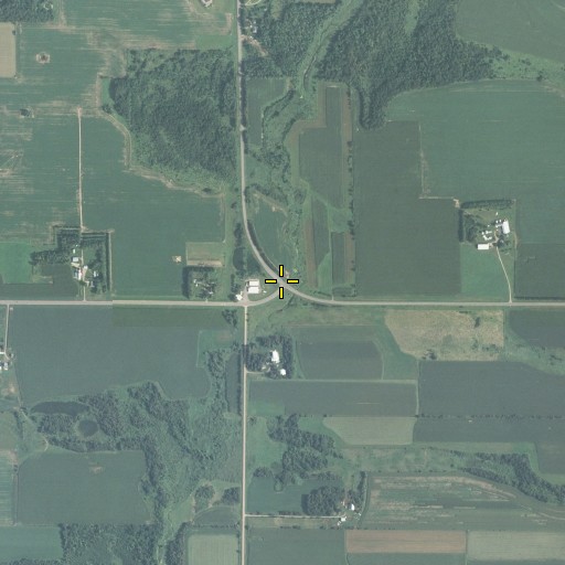 Aerial/Satellite Image of Silver Corners, MN