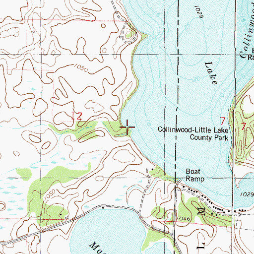 Topographic Map of Silver Creek, MN