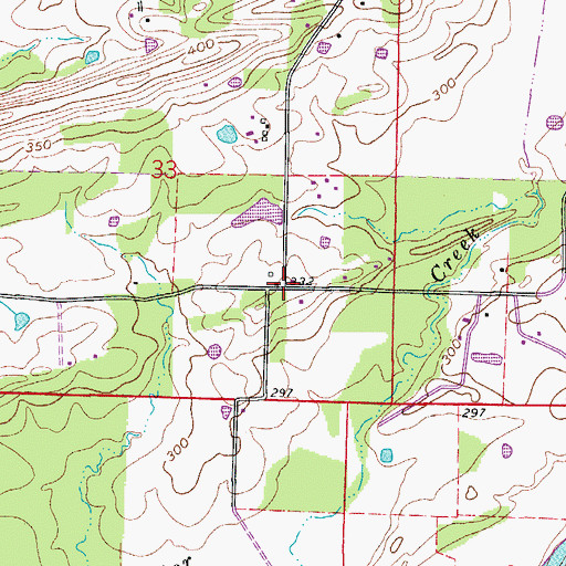 Topographic Map of Dixie (historical), AR