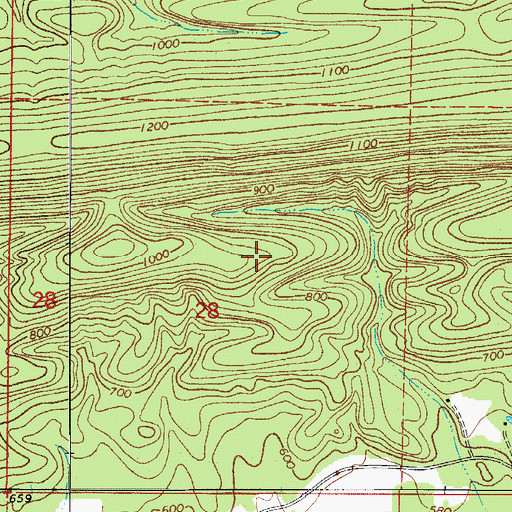 Topographic Map of Township of McCool (historical), AR
