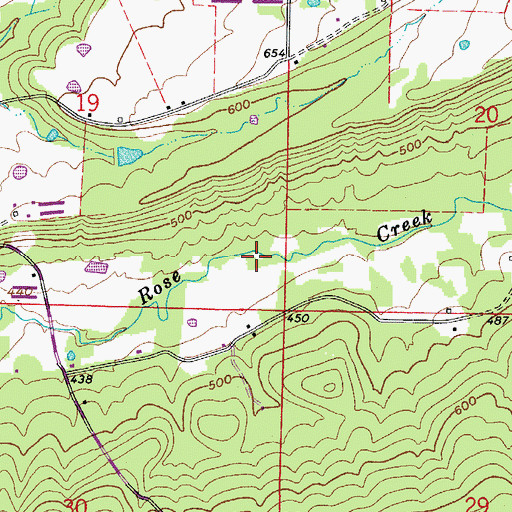Topographic Map of Township of Mountain (historical), AR