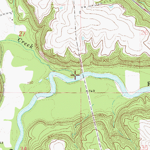Topographic Map of Spring Creek, MN