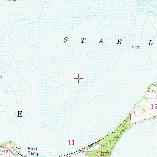 Topographic Map of Star Lake, MN