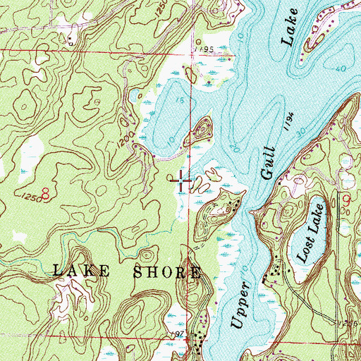 Topographic Map of Stony Brook, MN