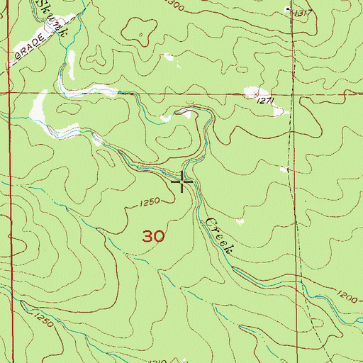 Topographic Map of Stony Creek, MN