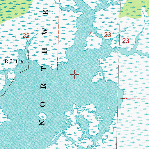 Topographic Map of Stony Creek, MN