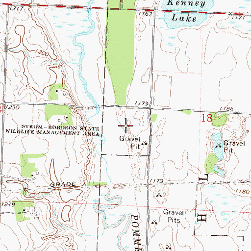 Topographic Map of Storm-bordson State Wildlife Management Area, MN