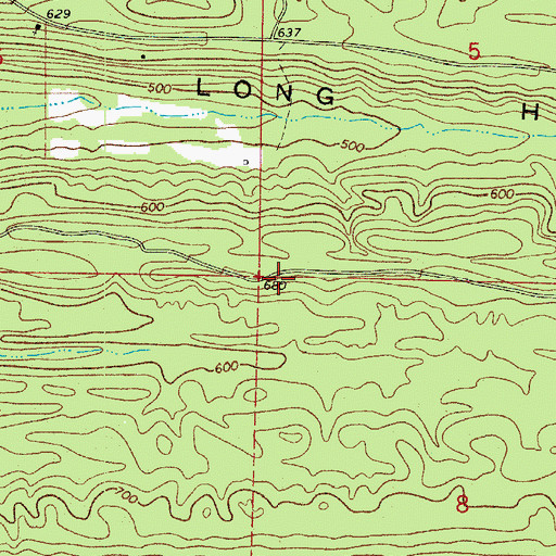 Topographic Map of Westlake School (historical), AR