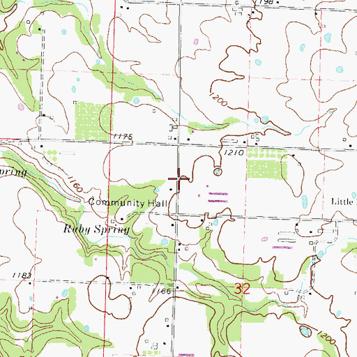 Topographic Map of Bethel Grove Church (historical), AR