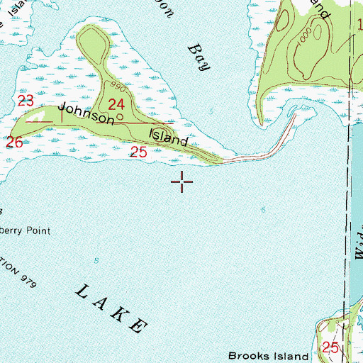 Topographic Map of Swan Lake, MN