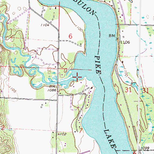Topographic Map of Swan River, MN