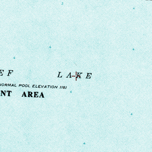 Topographic Map of Thief Lake, MN