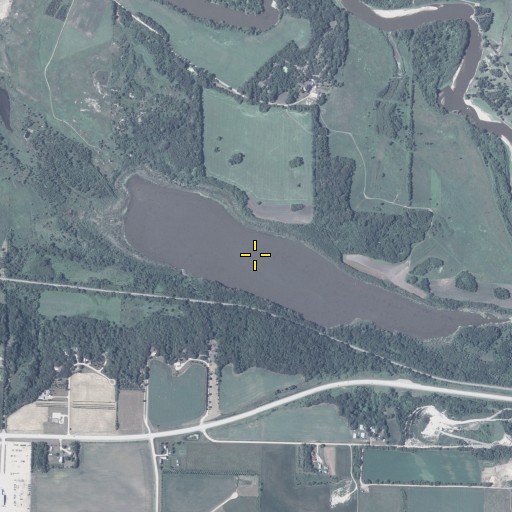 Aerial/Satellite Image of Tiger Lake, MN