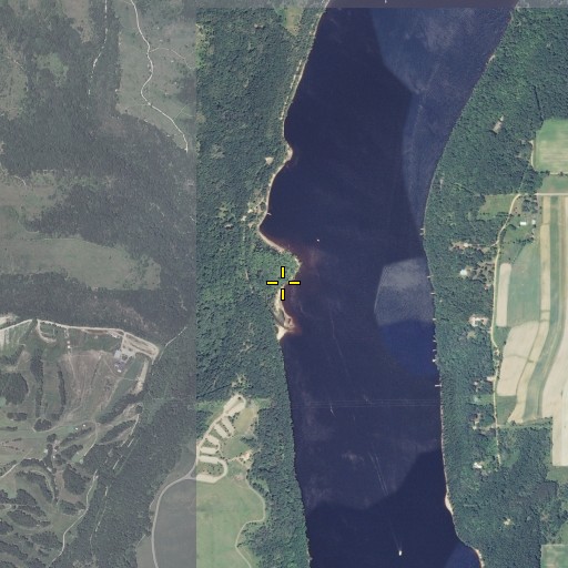 Aerial/Satellite Image of Trout Brook, MN