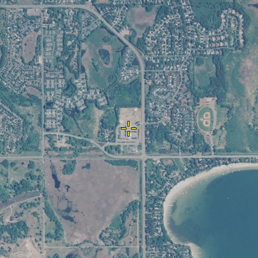 Aerial/Satellite Image of Turtle Lake Elementary School, MN