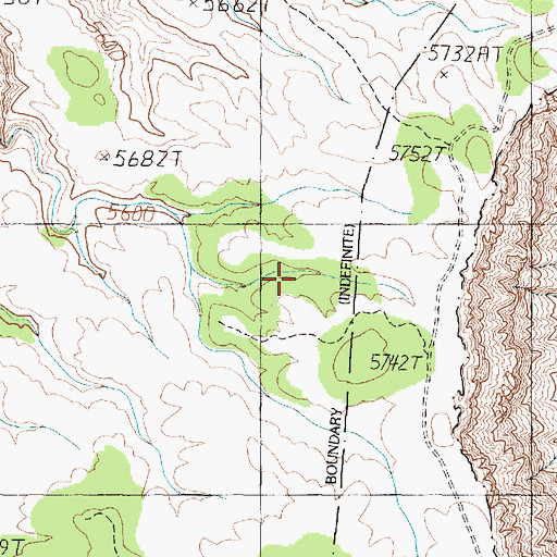 Topographic Map of Jumpup Point, AZ