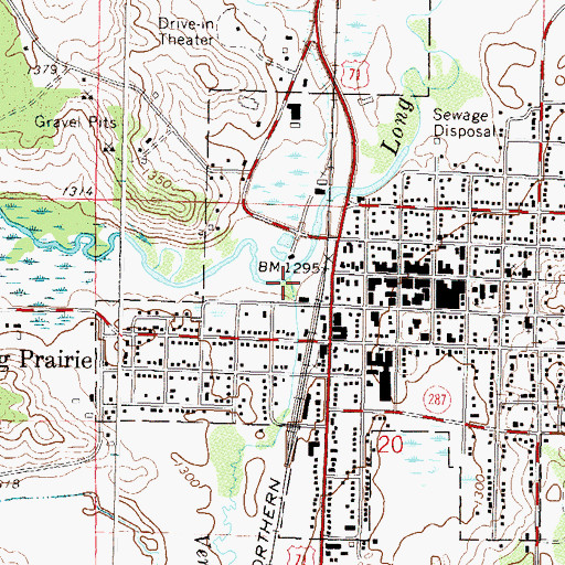 Topographic Map of Venewitz Creek, MN