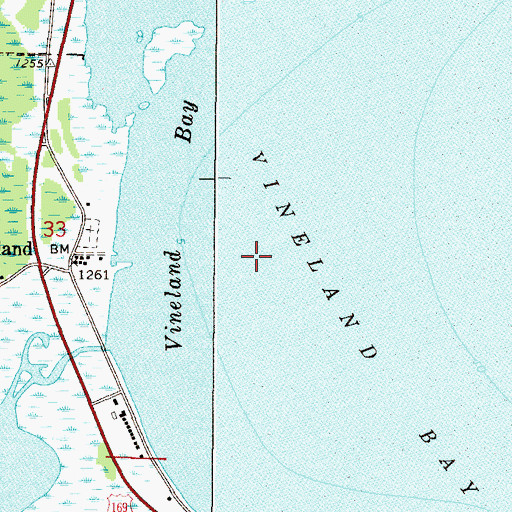 Topographic Map of Vineland Bay, MN