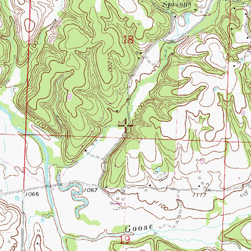 Topographic Map of Jabur (historical), AR